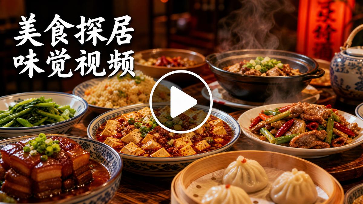 国产视频美食视频教程